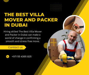 The Best villa mover and packer in Dubai