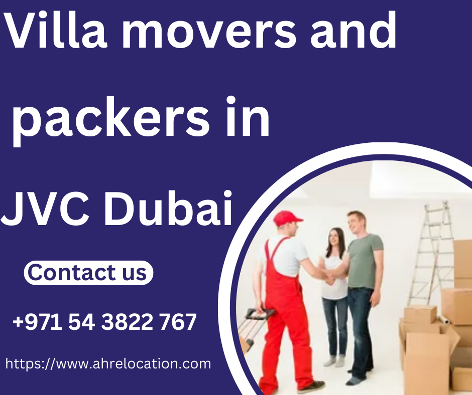 Villa Movers and packers in JVC Dubai